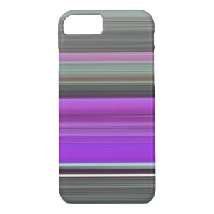 Coques Pour iPhone Abstrait #1 : Violet et gris