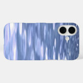 Coques Case-Mate iPhone Abstrait #3 : Reflet bleu poudré (Verso (horizontal))