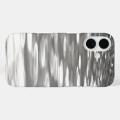 Coques Case-Mate iPhone Abstrait #3 : Reflet gris argent (Verso (horizontal))