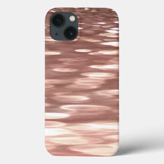Coques Case-Mate iPhone Abstrait #3 : Rose de cuivre brillant Coque-Mate i (Verso)
