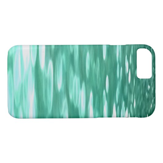 Coques Case-Mate iPhone Abstrait #3 : Shimmer vert (Dos (Horizontal))