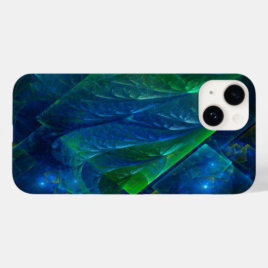 Coques Case-Mate iPhone Abstrait 3D Sea Glass (Verso (horizontal))