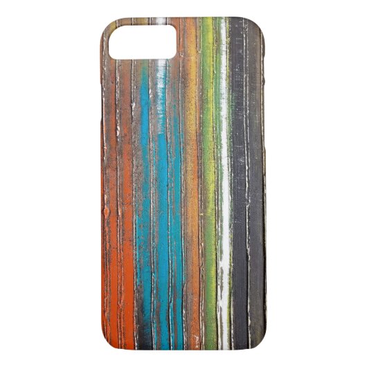 Coques Case-Mate iPhone abstrait à rayures verticales (Dos)