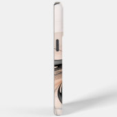 Coques Case-Mate iPhone Abstrait Anthracite Grey Sienna Art moderne fracta (Verso / Droite)