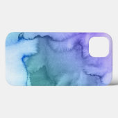 Coques Case-Mate iPhone Abstrait aquarelle peinte à la main arrière - plan (Verso (horizontal))