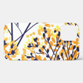 Coques Case-Mate iPhone Abstrait arbre d'automne Motif moderne (Verso (horizontal))