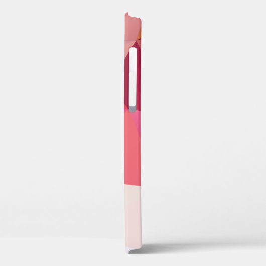 Coques Case-Mate iPhone Abstrait arrière - plan bas, triangle géométrique, (Verso / Gauche)