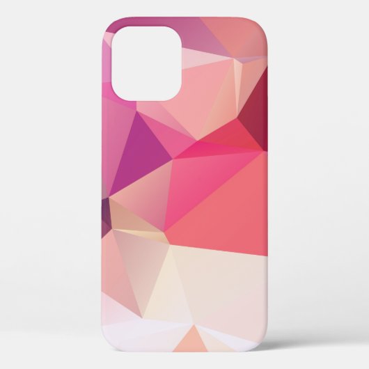 Coques Case-Mate iPhone Abstrait arrière - plan bas, triangle géométrique, (Verso)