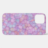 Coques Case-Mate iPhone Abstrait arrière - plan transparent de taches colo (Verso (horizontal))