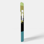 Coques Case-Mate iPhone Abstrait Art moderne Cercle foncé (Verso / Gauche)