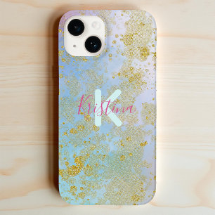 Coque Pour iPhone 14 Abstrait Art Moderne Glam Chic Glittery Pastel