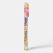 Coques Case-Mate iPhone Abstrait Art Pale Yellow Pastel (Verso / Droite)