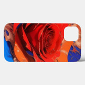 Coques Case-Mate iPhone Abstrait artistique Rose marbré (Verso (horizontal))
