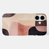 Coques Case-Mate iPhone Abstrait aux tons de terre (Verso (horizontal))