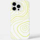 Coques Case-Mate iPhone abstrait beau jaune (Verso)
