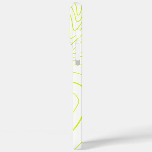 Coques Case-Mate iPhone abstrait beau jaune (Verso / Gauche)