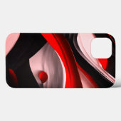 Coques Case-Mate iPhone Abstrait Black & Red Design Premium Electronics - (Verso (horizontal))