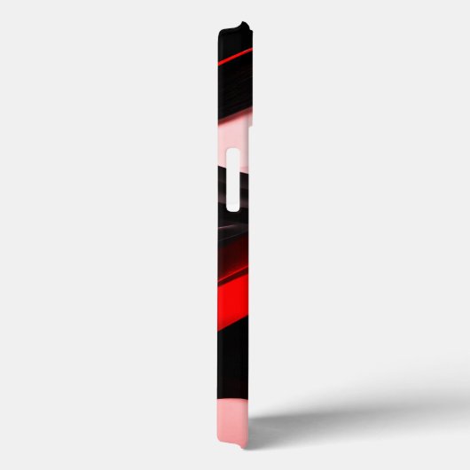 Coques Case-Mate iPhone Abstrait Black & Red Design Premium Electronics - (Verso / Droite)