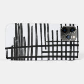 Coques Case-Mate iPhone Abstrait Black & White Lines Art - Scratches 2 (Dos (Horizontal))