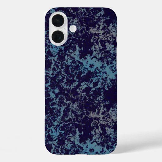 Coques Case-Mate iPhone Abstrait bleu (Verso)