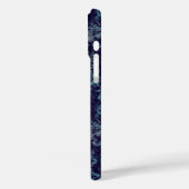Coques Case-Mate iPhone Abstrait bleu (Verso / Gauche)