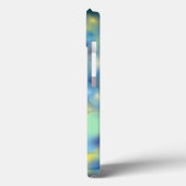 Coques Case-Mate iPhone Abstrait bleu (Verso / Gauche)