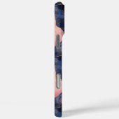 Coques Case-Mate iPhone Abstrait bleu chic (Verso / Droite)