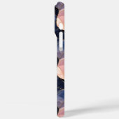 Coques Case-Mate iPhone Abstrait bleu chic (Verso / Gauche)