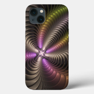 Case-Mate iPhone Case Abstrait brillant Trippy coloré 3D Fractal Art