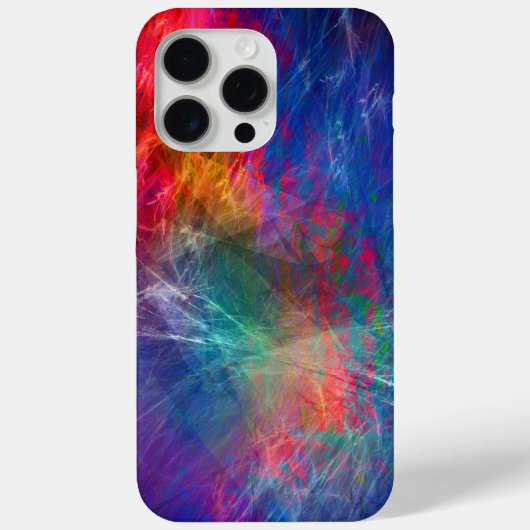 Coques Case-Mate iPhone Abstrait coloré (Verso)