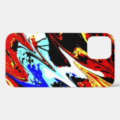 Coques Case-Mate iPhone Abstrait coloré, (Verso (horizontal))