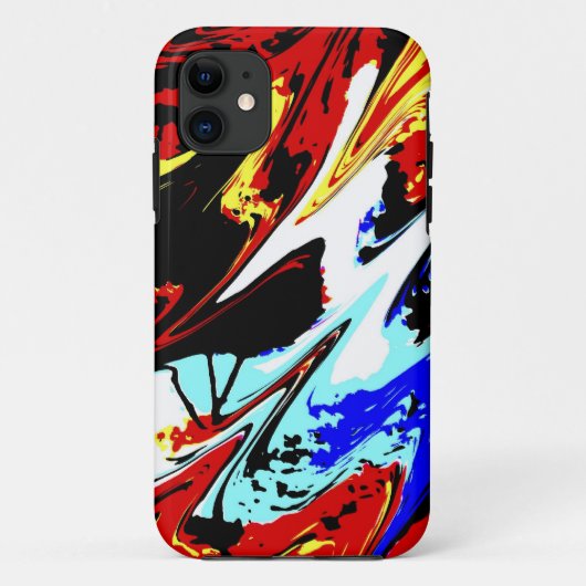 Coques Case-Mate iPhone Abstrait coloré (Dos)