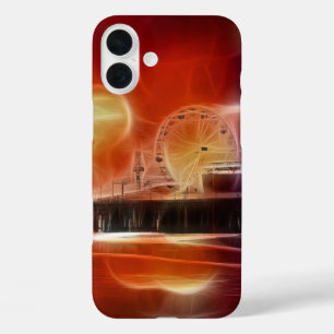 Coques iPhone 16 Plus Abstrait coloré Père Noël Monica Pier