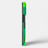 Coques Case-Mate iPhone Abstrait de feuillage vert (Verso / Droite)