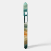 Coques Case-Mate iPhone Abstrait de vague fluide contemporain (Verso / Gauche)