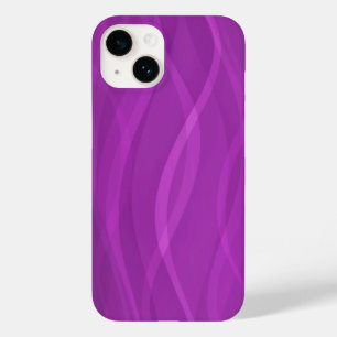 Coques Pour iPhone Abstrait d'ondulation violette électrique