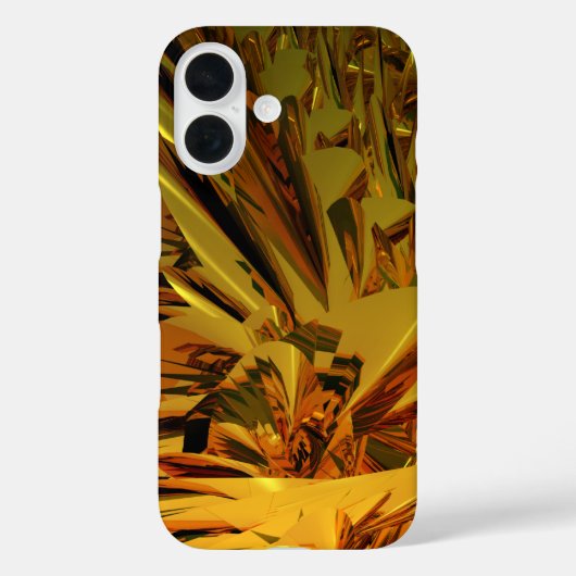 Coques Case-Mate iPhone abstrait doré (Verso)