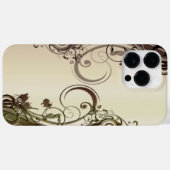 Coques Case-Mate iPhone Abstrait doré (Verso (horizontal))