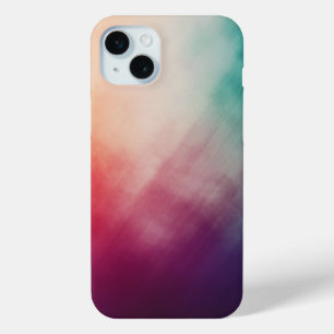 Coque iPhone 15 Mini Abstrait Elegant mixte motif de peinture coloré