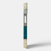Coques Case-Mate iPhone Abstrait en bleu et Brown (Verso / Droite)