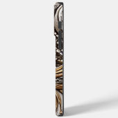 Coques Case-Mate iPhone Abstrait en cuir Faux personnalisable (Verso / Gauche)