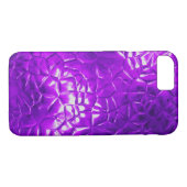 Coques Case-Mate iPhone abstrait en feuille violet 3D (Dos (Horizontal))