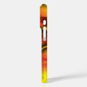 Coques Case-Mate iPhone Abstrait en rouge et jaune (Verso / Gauche)