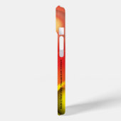Coques Case-Mate iPhone Abstrait en rouge et jaune (Verso / Gauche)