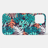 Coques Case-Mate iPhone Abstrait feuille tropical motif. Créatif (Verso (horizontal))