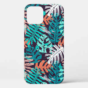 Case-Mate iPhone Case Abstrait  feuille tropical motif. Créatif