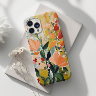 Coque Pour Pour iPhone 14 Pro Max Abstrait Fleur Design Floral Artistique