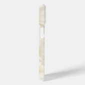 Coques Case-Mate iPhone Abstrait floral d'ivoire doux (Verso / Droite)