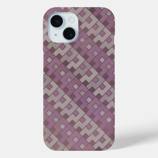 Coques Case-Mate iPhone Abstrait géométrique rouge dégradé (Verso)