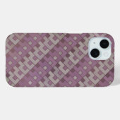 Coques Case-Mate iPhone Abstrait géométrique rouge dégradé (Verso (horizontal))